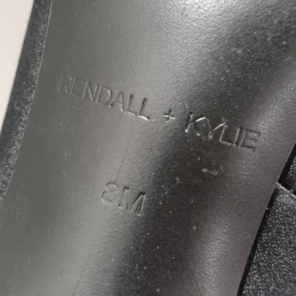 Kendall + Kylie "Abi" Classic Black Satin Pointed Toe Heels,  Like New, Size 8 - Picture 10 of 11